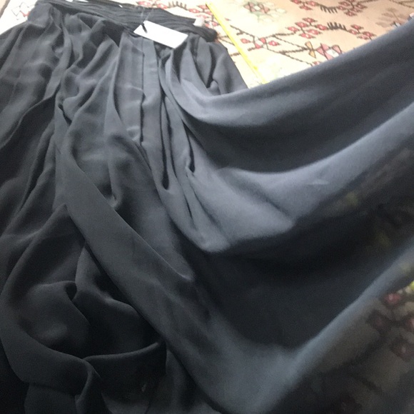 Rachel Zoe black draped pants/Palazzo size 12 New With Tag - Picture 12 of 12